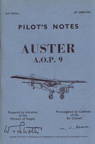 Pilot's Notes Auster AOP 9