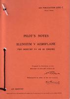 Pilot's Notes Blenheim V