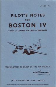 Pilot's Notes Boston IV