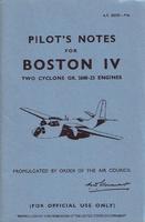 Pilot's Notes Boston IV