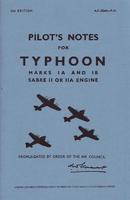 Pilot's Notes Typhoon IA & IB