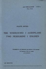 Pilot's Notes Whirlwind I