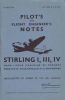 Pilot's Notes Stirling I III & IV