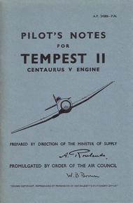 Pilot's Notes Tempest II